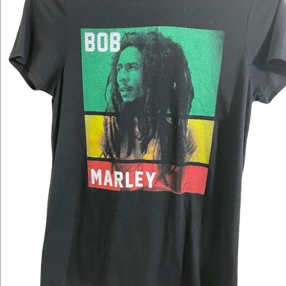 Bob Marley Zion Rootwear Viscose short sleeve size medium. M very soft T-shirt - Picture 3 of 5